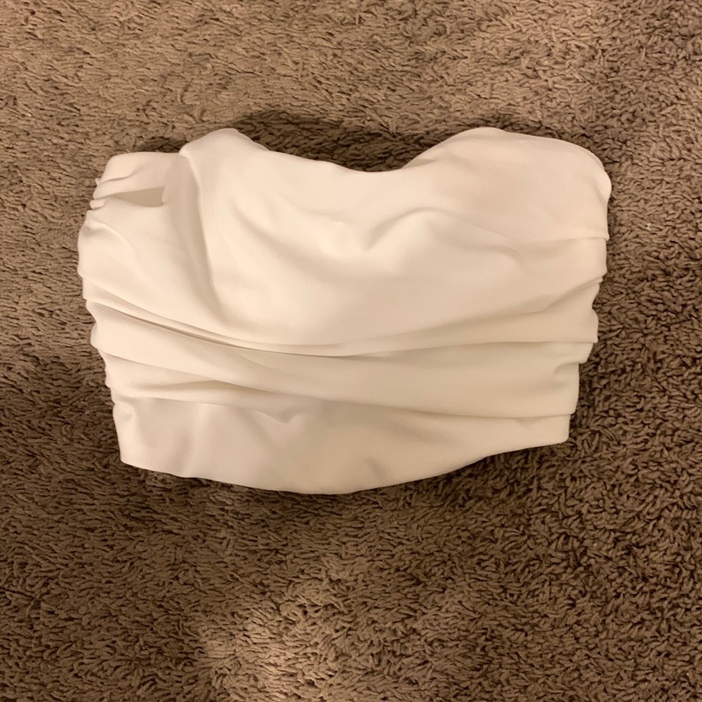 Zara White Corset Top